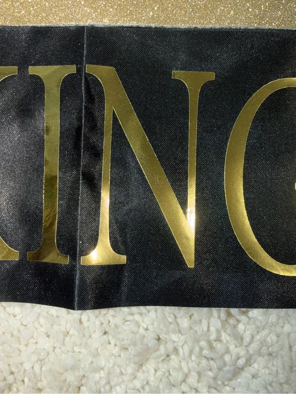 Prom Queen and Prom King Sashes with Black Bow and Silver Tiara
